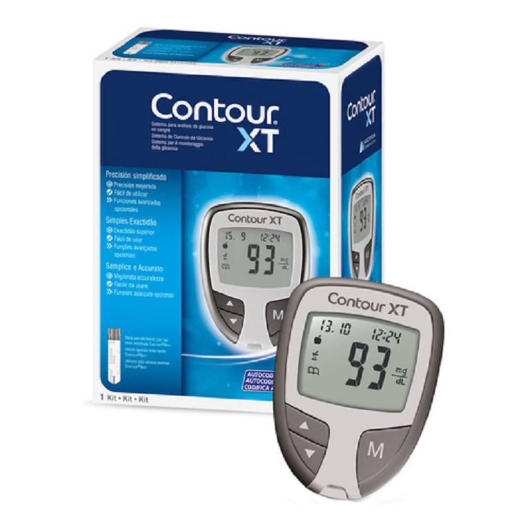 CONTOUR XT GLUCOMETRO +10STR